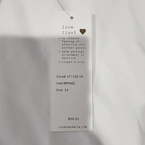 cooper & ella 2X Blouse - Picture 4 of 4